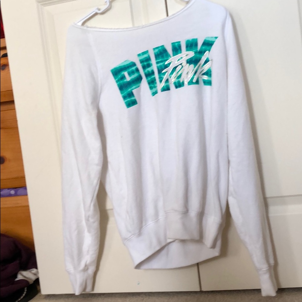 pink sweatshirt